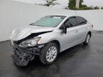 2019 Nissan Sentra S Серебряный vin: 3N1AB7AP4KY311784