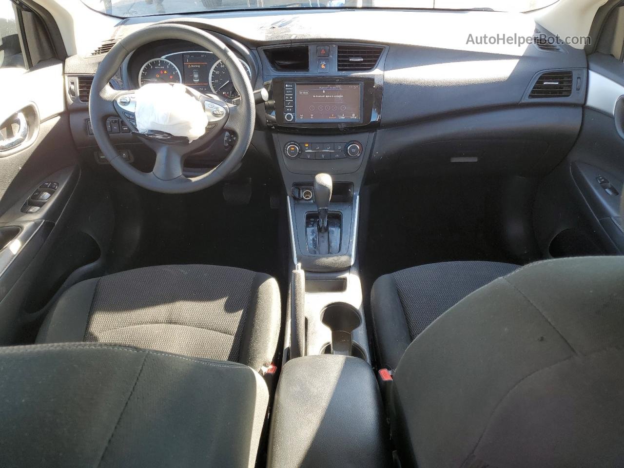 2019 Nissan Sentra S Синий vin: 3N1AB7AP4KY330948