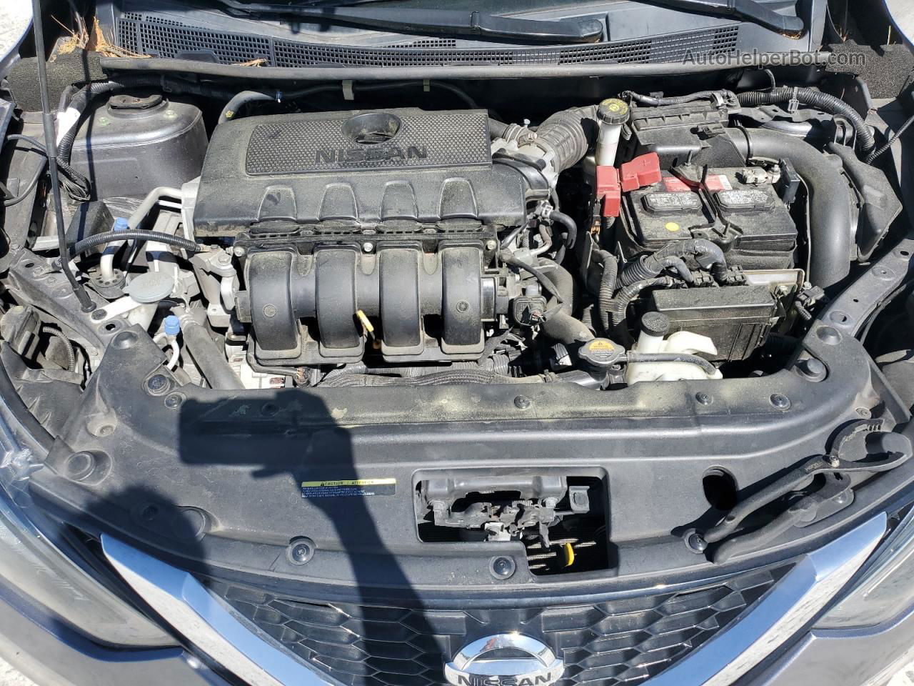 2019 Nissan Sentra S Серый vin: 3N1AB7AP4KY334885