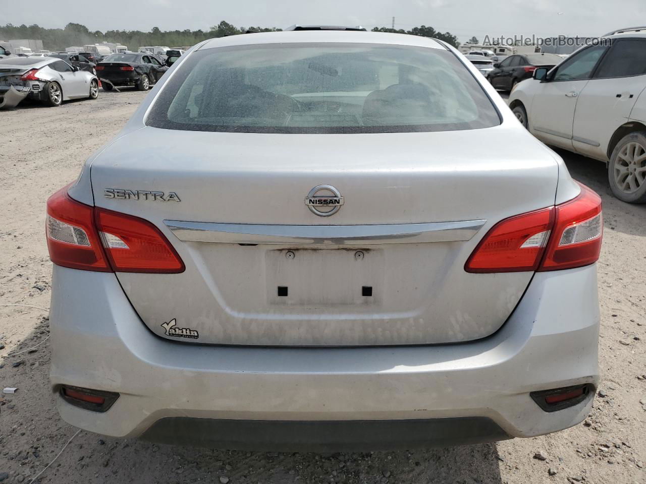 2019 Nissan Sentra S Silver vin: 3N1AB7AP4KY336197