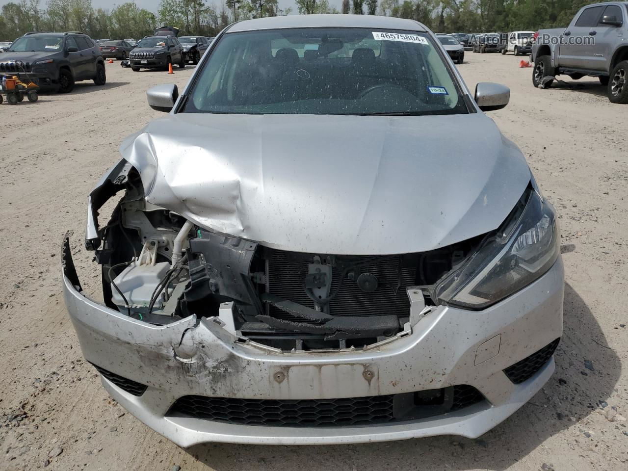 2019 Nissan Sentra S Silver vin: 3N1AB7AP4KY336197