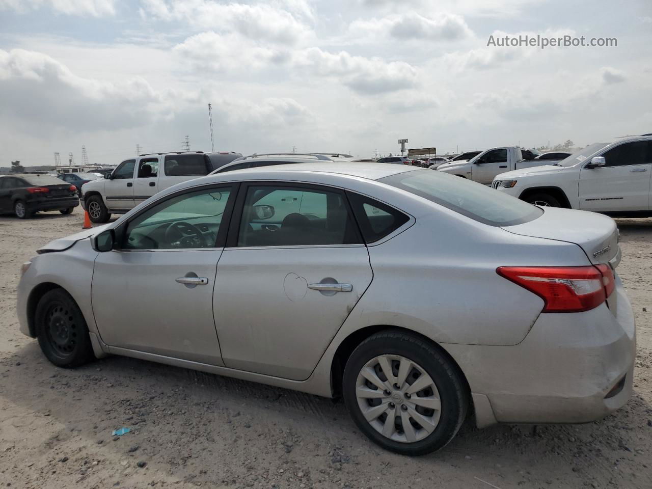 2019 Nissan Sentra S Silver vin: 3N1AB7AP4KY336197