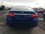 2019 Nissan Sentra S Blue vin: 3N1AB7AP4KY347538