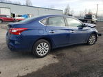 2019 Nissan Sentra S Blue vin: 3N1AB7AP4KY347538