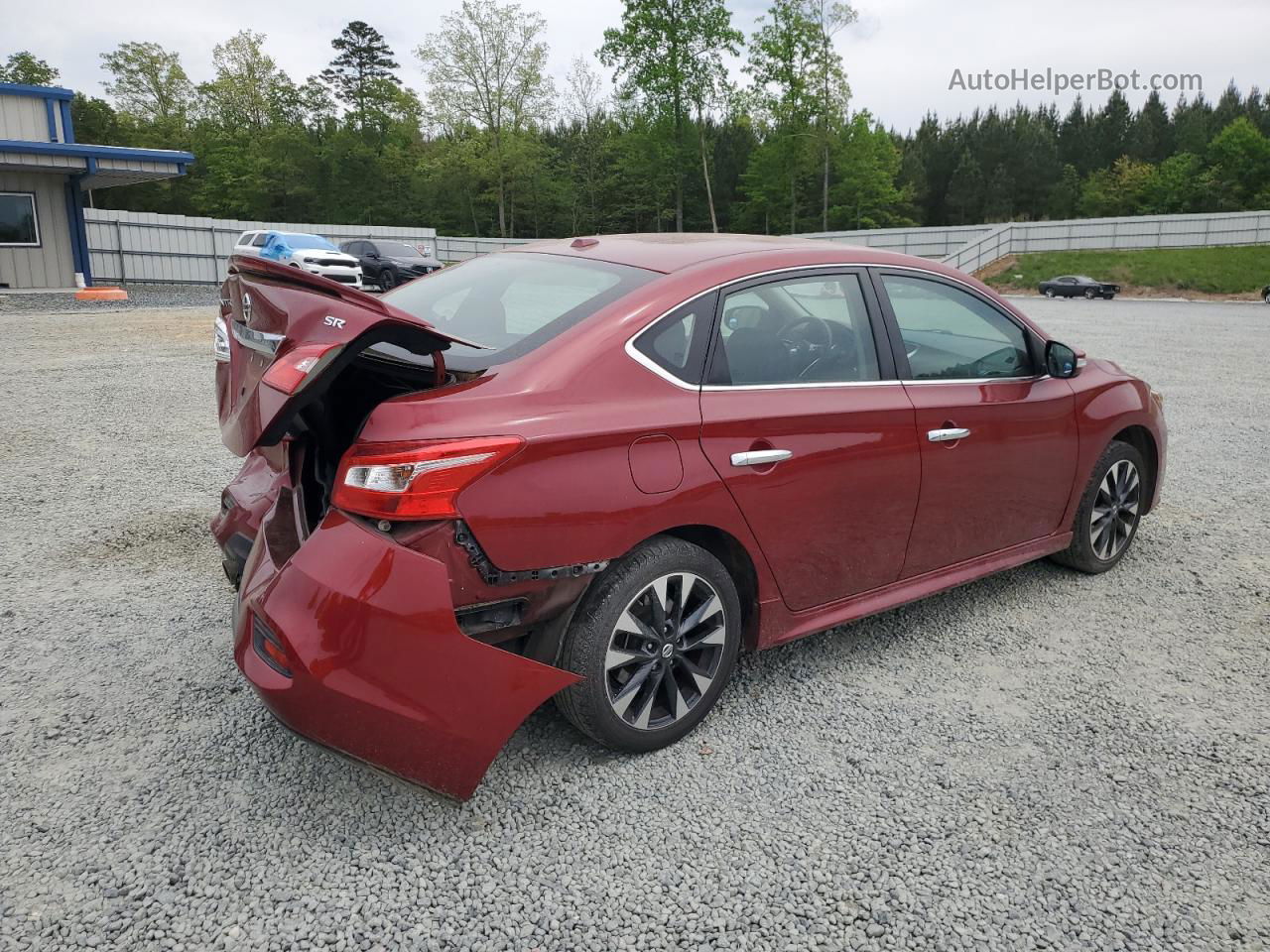 2019 Nissan Sentra S Red vin: 3N1AB7AP4KY352660