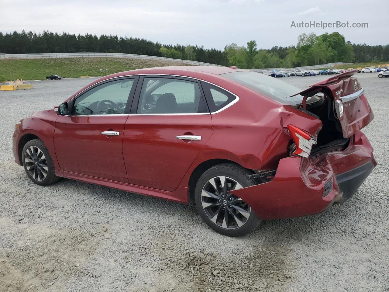 2019 Nissan Sentra S Red vin: 3N1AB7AP4KY352660