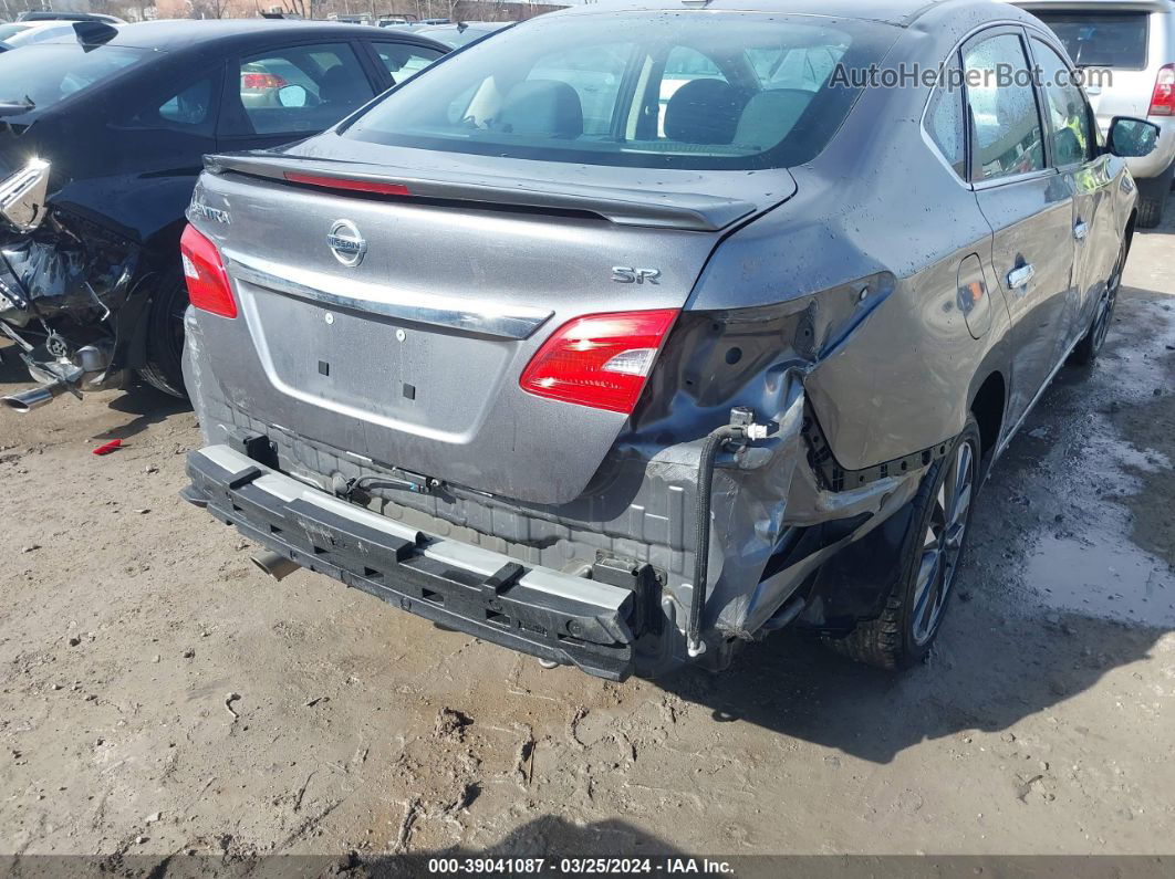 2019 Nissan Sentra Sr Gray vin: 3N1AB7AP4KY355400