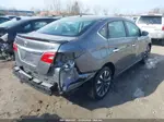 2019 Nissan Sentra Sr Gray vin: 3N1AB7AP4KY355400