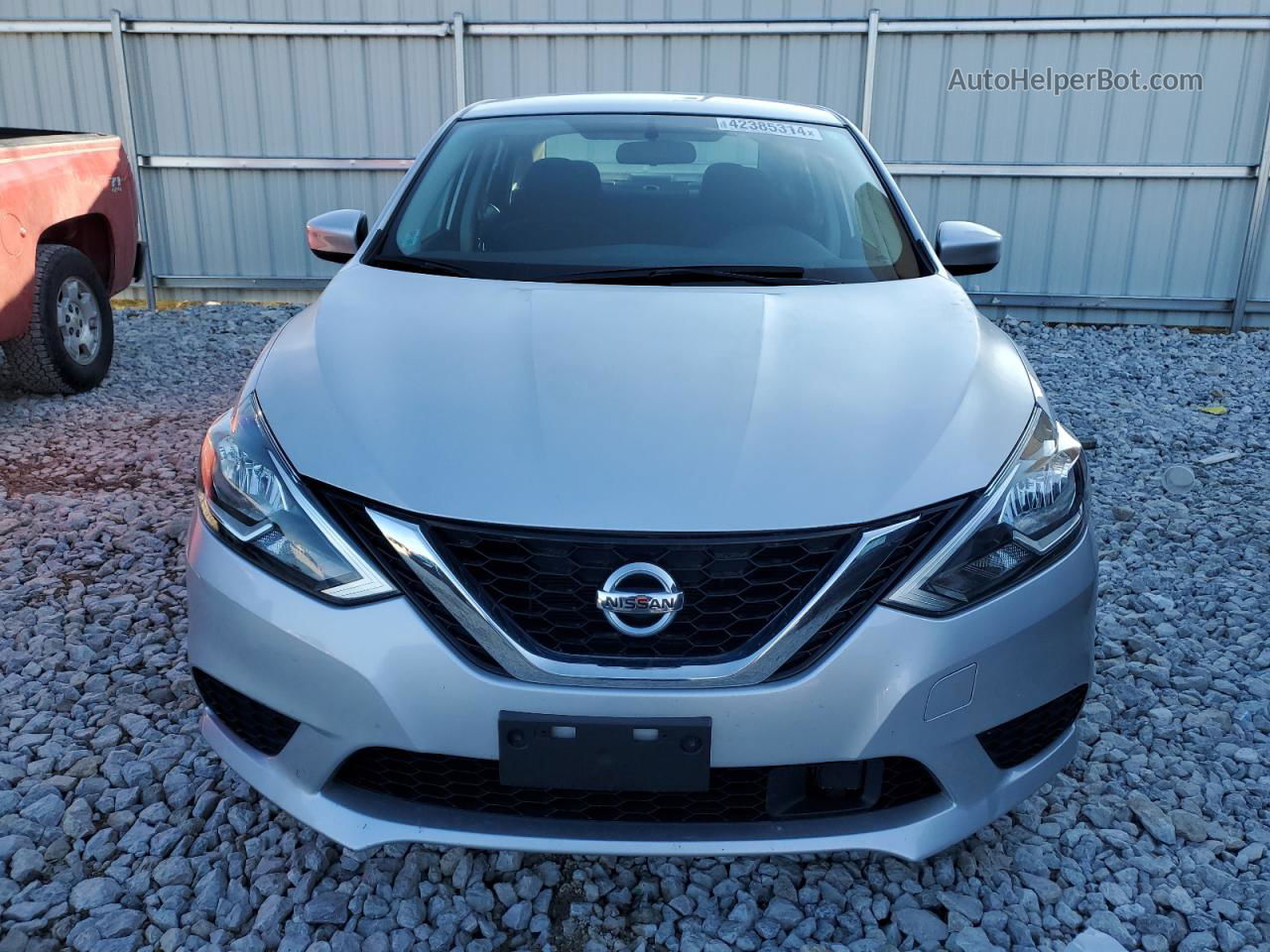 2019 Nissan Sentra S Серебряный vin: 3N1AB7AP4KY357339