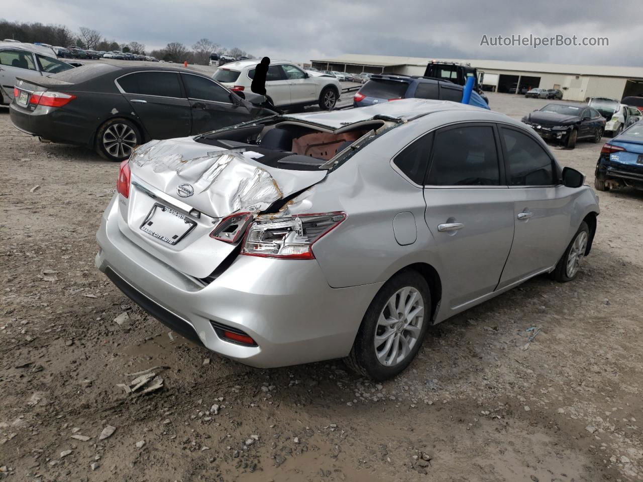 2019 Nissan Sentra S Gray vin: 3N1AB7AP4KY359009