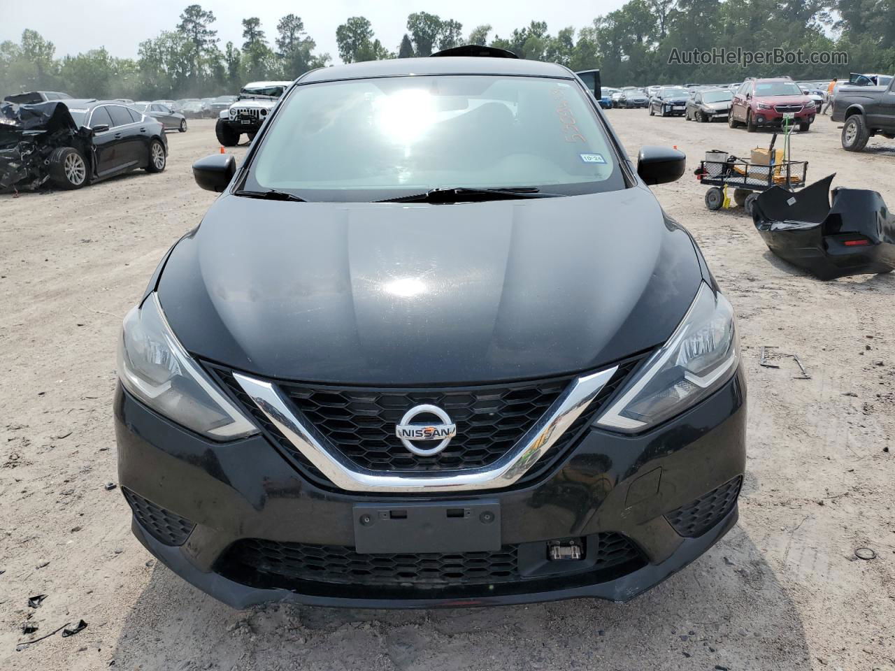 2019 Nissan Sentra S Black vin: 3N1AB7AP4KY383522