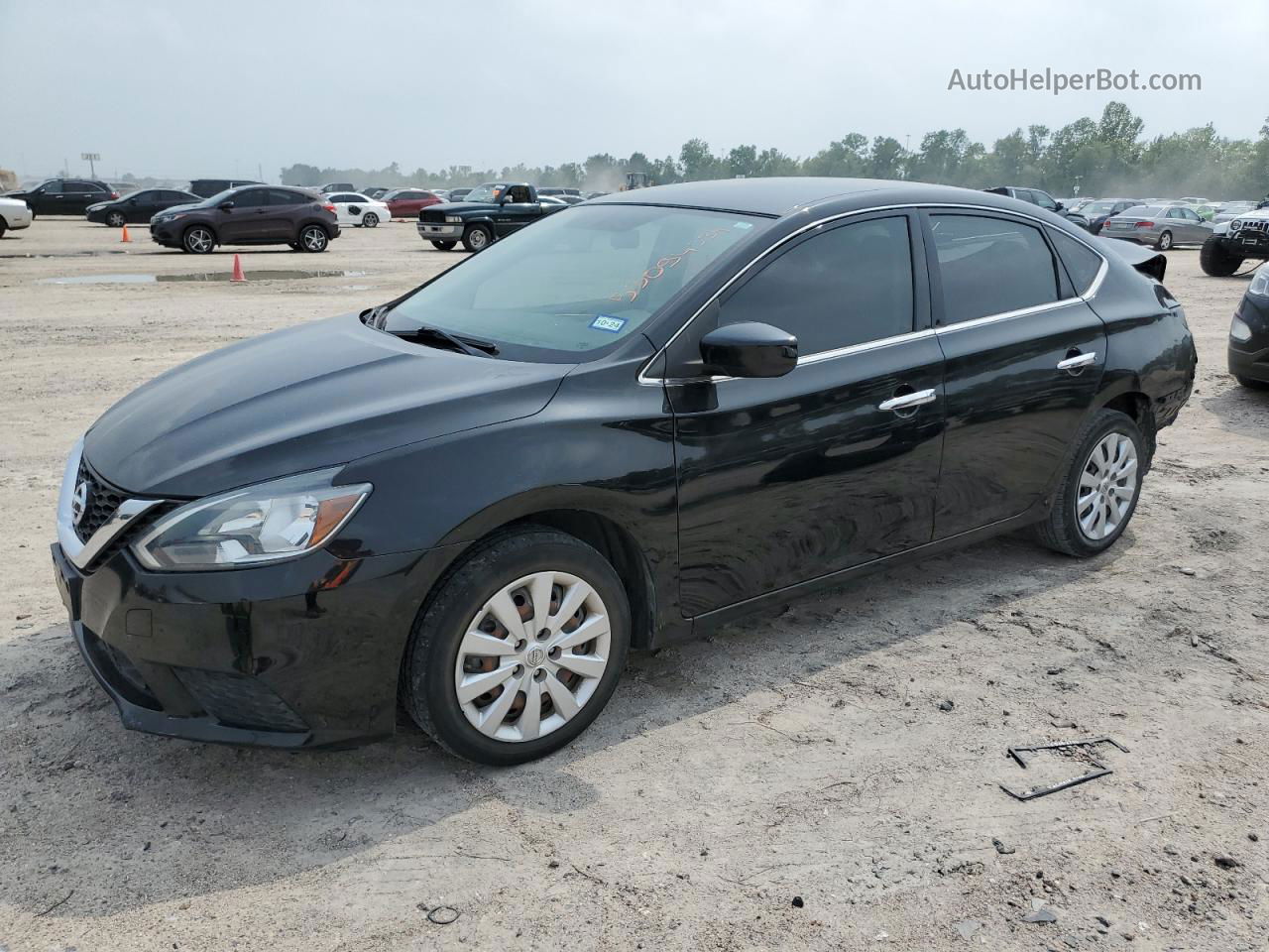 2019 Nissan Sentra S Black vin: 3N1AB7AP4KY383522