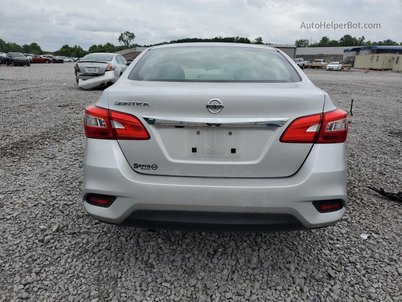 2019 Nissan Sentra S Silver vin: 3N1AB7AP4KY387277