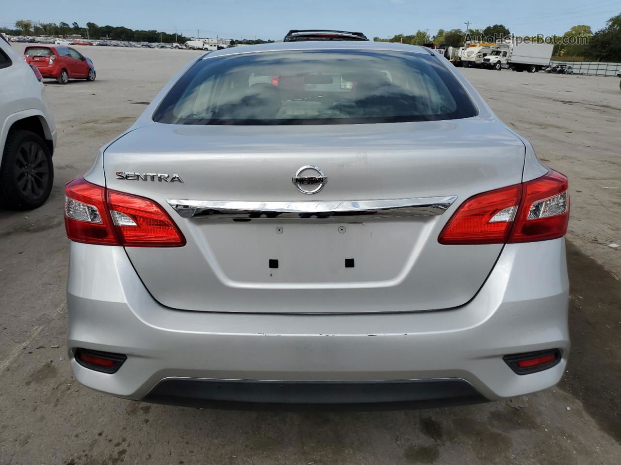 2019 Nissan Sentra S Silver vin: 3N1AB7AP4KY390311