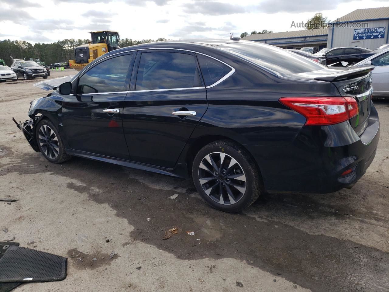 2019 Nissan Sentra S Черный vin: 3N1AB7AP4KY408127