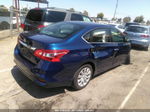 2019 Nissan Sentra S Blue vin: 3N1AB7AP4KY432895