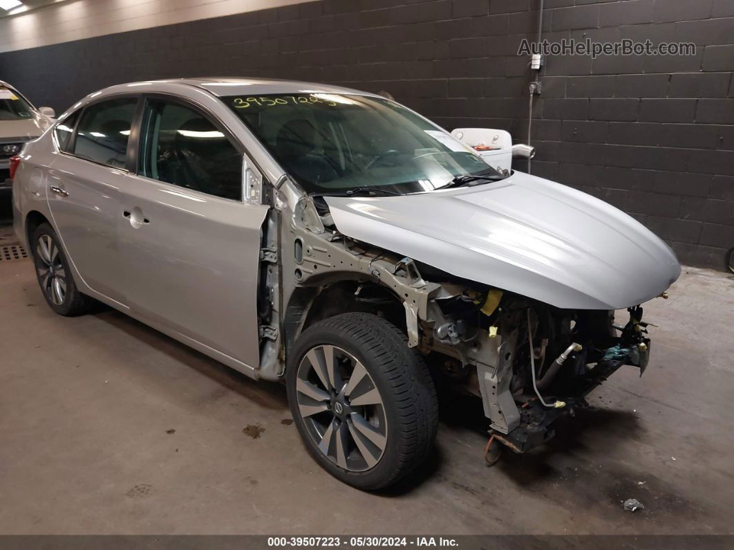 2019 Nissan Sentra Sv Silver vin: 3N1AB7AP4KY441869