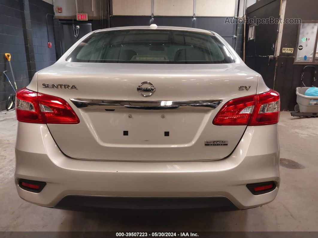 2019 Nissan Sentra Sv Silver vin: 3N1AB7AP4KY441869