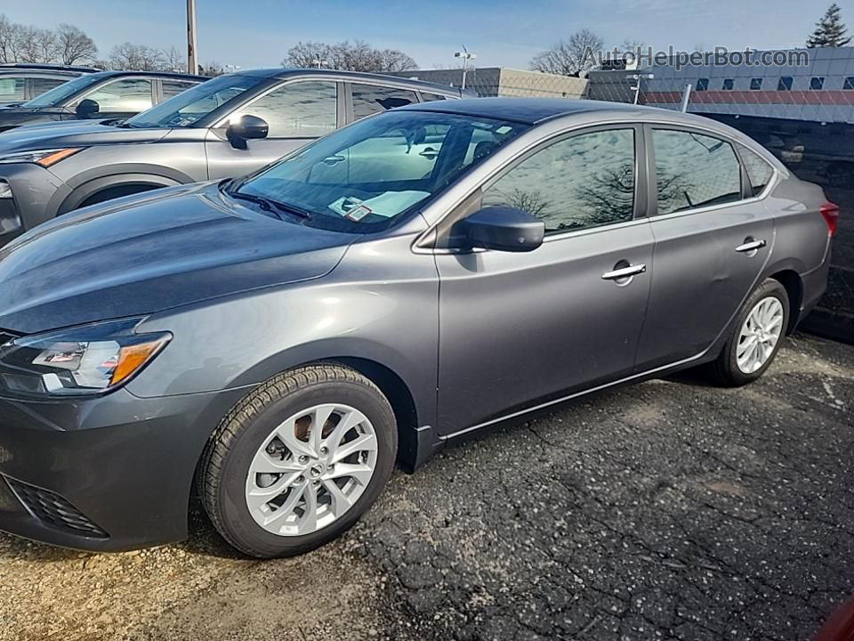 2019 Nissan Sentra S/sv/sr/sl Gray vin: 3N1AB7AP4KY442276