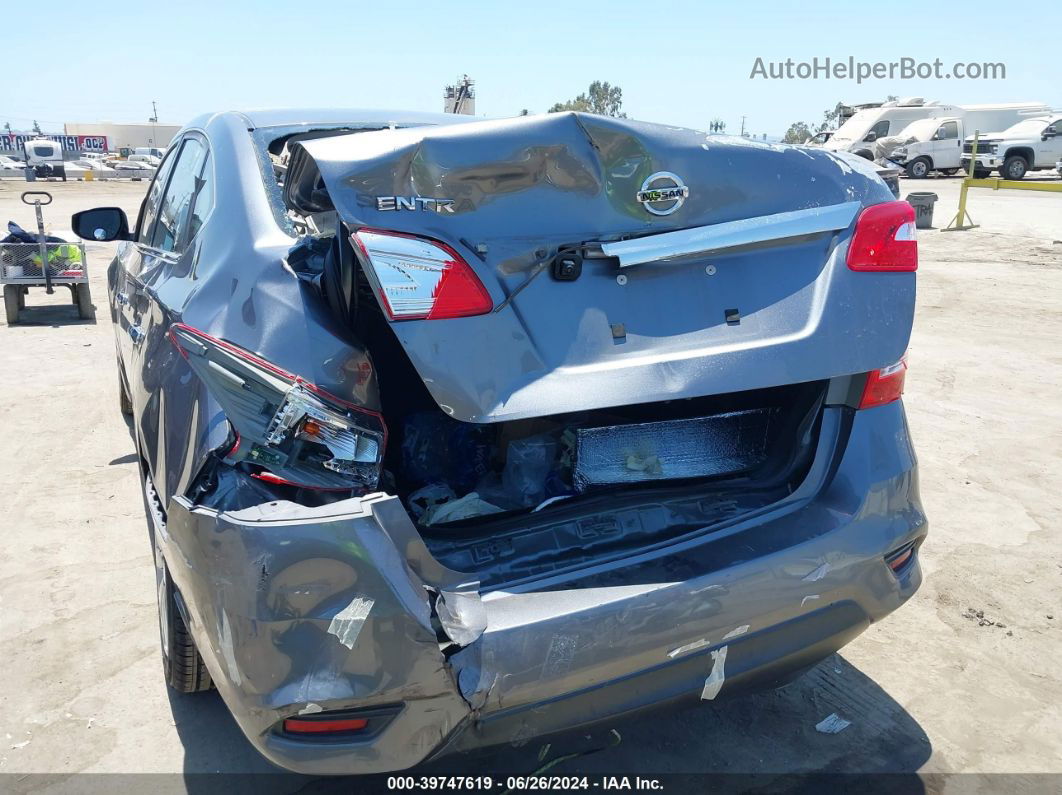 2019 Nissan Sentra S Gray vin: 3N1AB7AP4KY445601