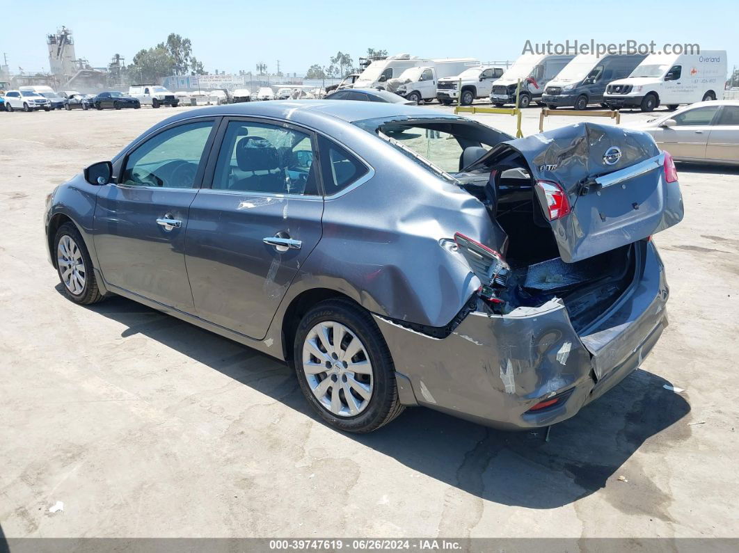 2019 Nissan Sentra S Gray vin: 3N1AB7AP4KY445601