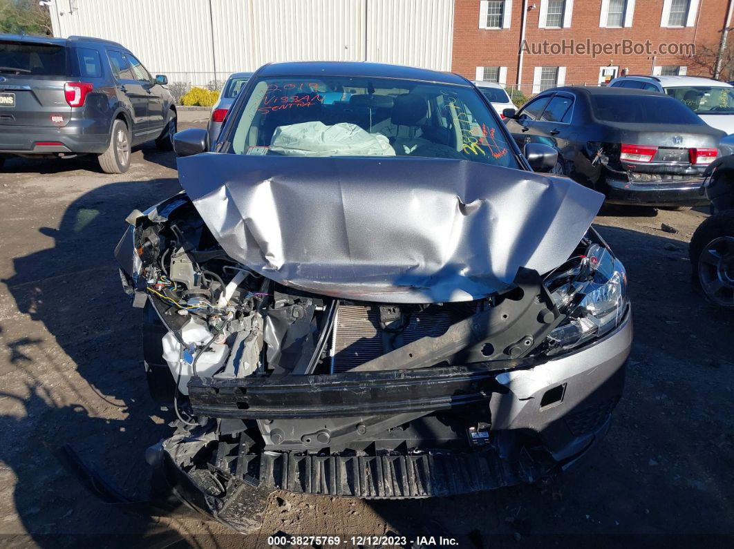 2019 Nissan Sentra S Gray vin: 3N1AB7AP4KY446683