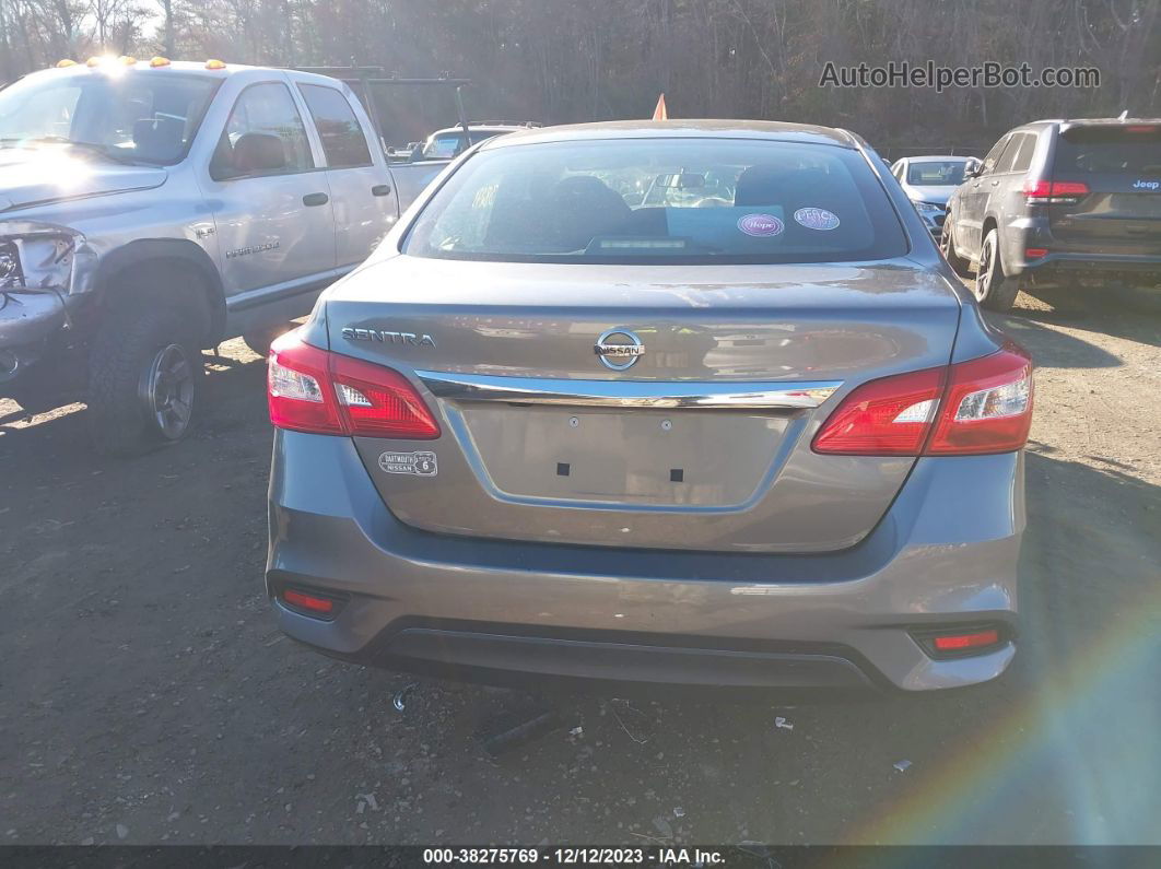 2019 Nissan Sentra S Gray vin: 3N1AB7AP4KY446683