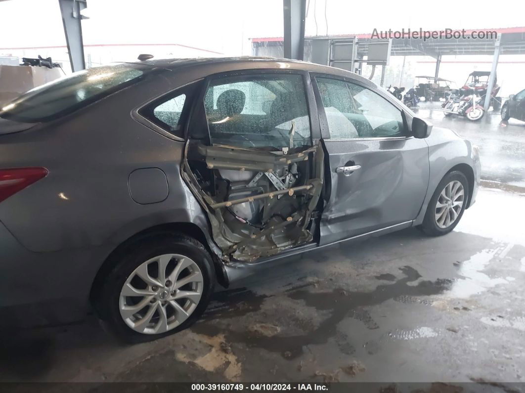 2019 Nissan Sentra Sv Gray vin: 3N1AB7AP4KY456226