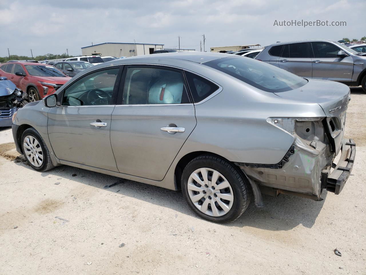 2014 Nissan Sentra S Gray vin: 3N1AB7AP5EL619127