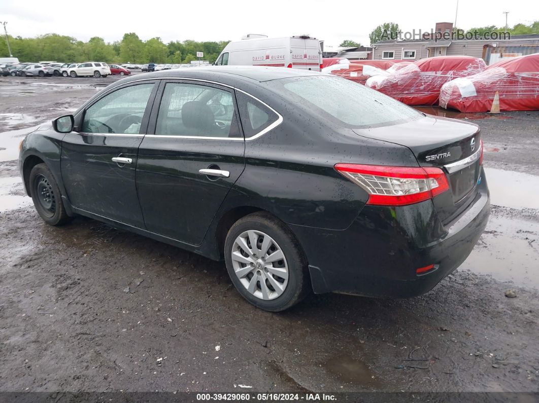 2014 Nissan Sentra Fe+ S/fe+ Sv/s/sl/sr/sv Black vin: 3N1AB7AP5EL661958