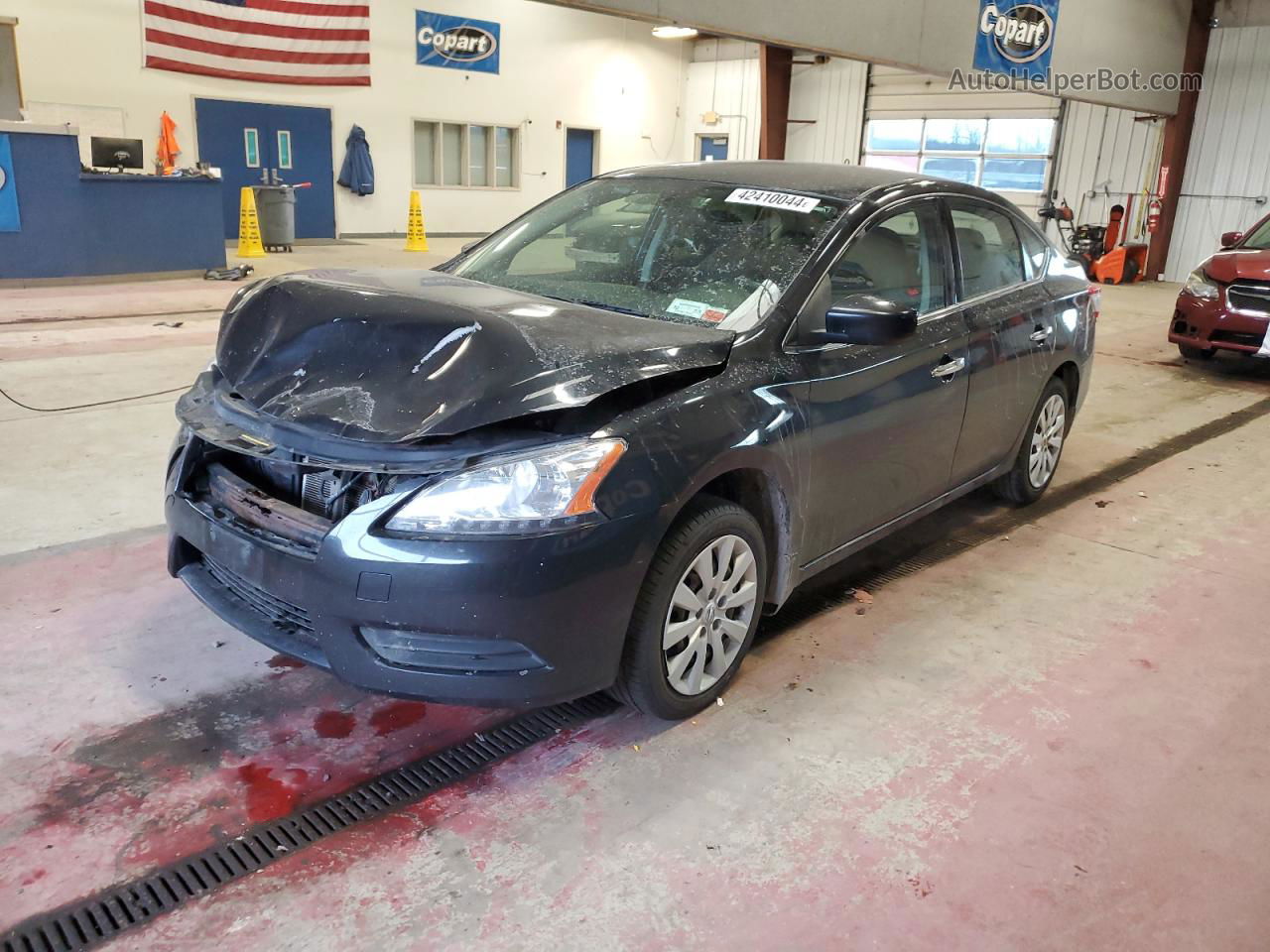 2014 Nissan Sentra S Черный vin: 3N1AB7AP5EL671034