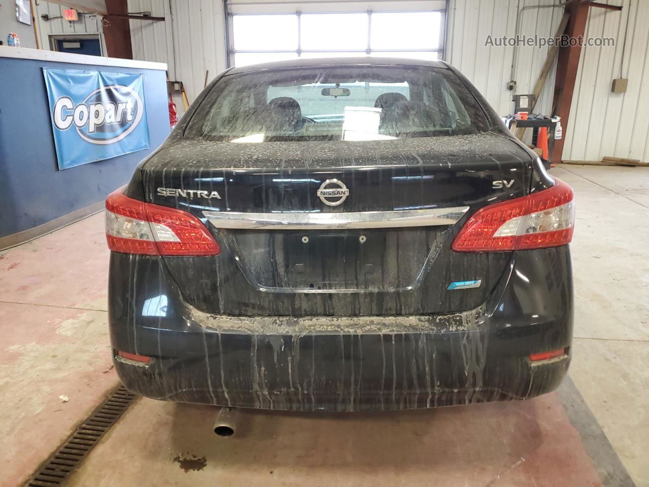 2014 Nissan Sentra S Черный vin: 3N1AB7AP5EL671034