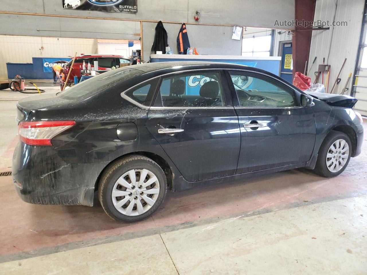 2014 Nissan Sentra S Black vin: 3N1AB7AP5EL671034