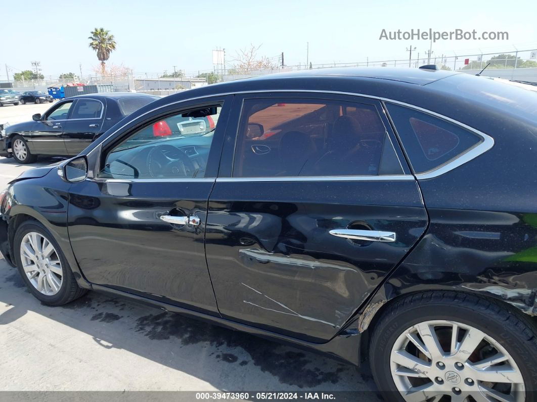 2014 Nissan Sentra Sl Black vin: 3N1AB7AP5EY208491