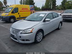 2014 Nissan Sentra S/fe+ S/sv/fe+ Sv/sr/sl Silver vin: 3N1AB7AP5EY237439