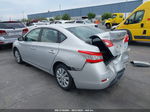 2014 Nissan Sentra S/fe+ S/sv/fe+ Sv/sr/sl Silver vin: 3N1AB7AP5EY237439