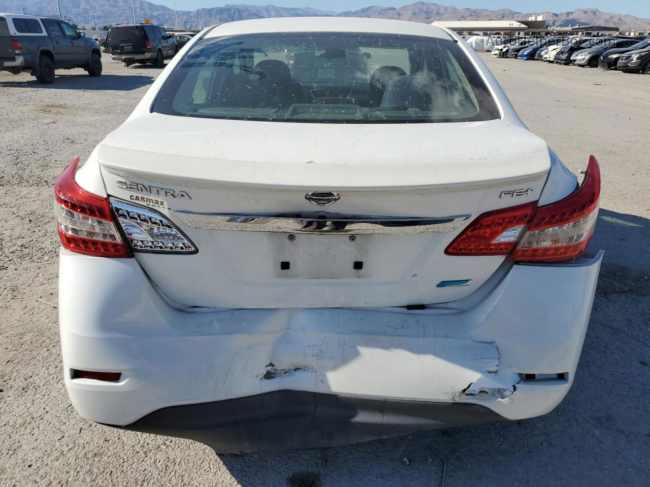 2014 Nissan Sentra S White vin: 3N1AB7AP5EY256217