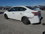 2014 Nissan Sentra S White vin: 3N1AB7AP5EY256217