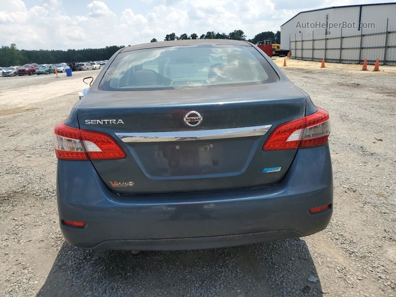 2014 Nissan Sentra S Синий vin: 3N1AB7AP5EY312673