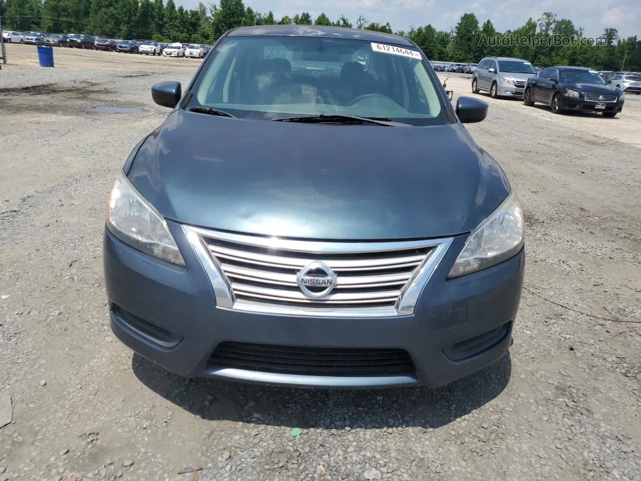 2014 Nissan Sentra S Синий vin: 3N1AB7AP5EY312673