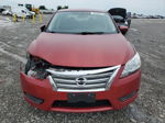 2014 Nissan Sentra S Красный vin: 3N1AB7AP5EY338626