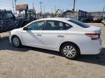 2015 Nissan Sentra S White vin: 3N1AB7AP5FL632512