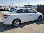 2015 Nissan Sentra S White vin: 3N1AB7AP5FL632512