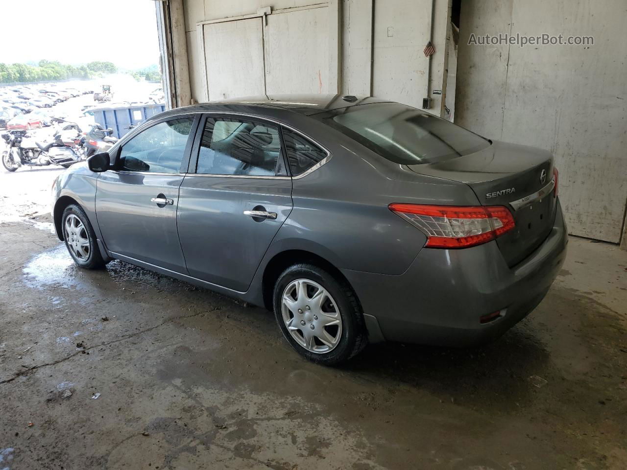 2015 Nissan Sentra S Charcoal vin: 3N1AB7AP5FL644742