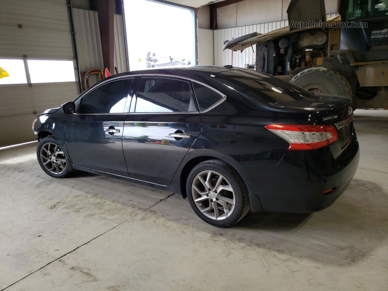 2015 Nissan Sentra S Black vin: 3N1AB7AP5FL658432