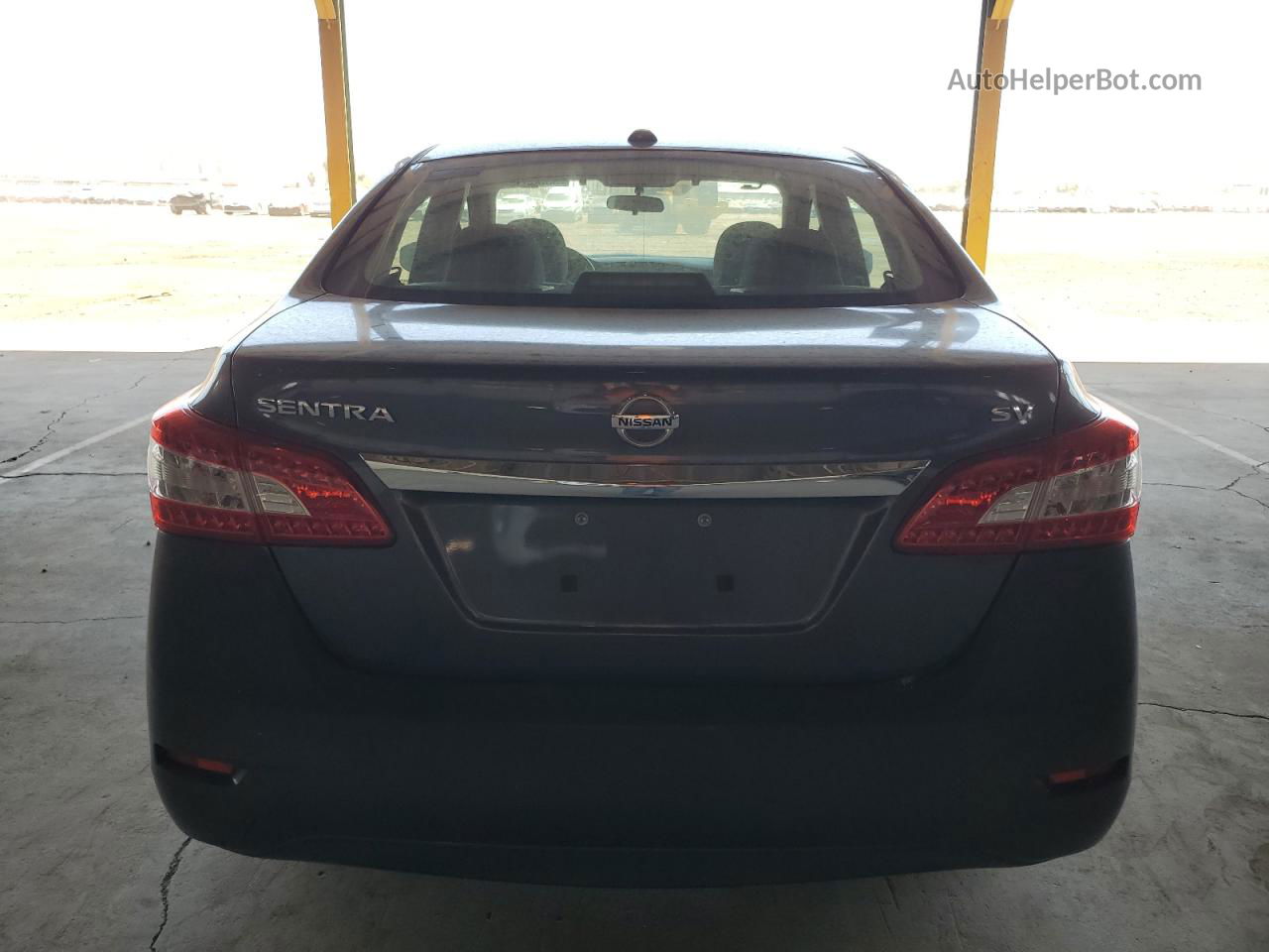 2015 Nissan Sentra S Gray vin: 3N1AB7AP5FL665414