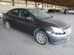 2015 Nissan Sentra S Gray vin: 3N1AB7AP5FL665414