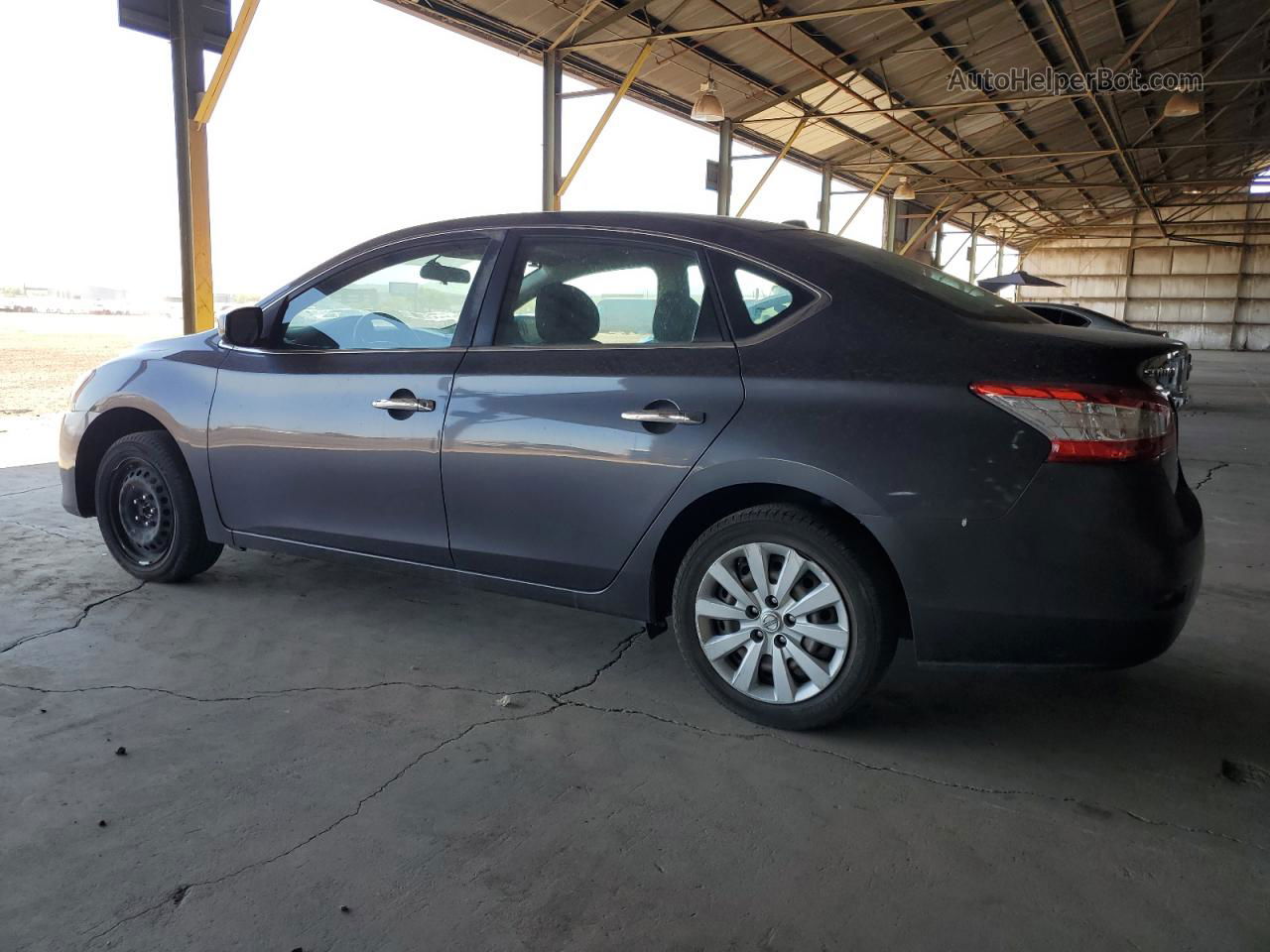 2015 Nissan Sentra S Gray vin: 3N1AB7AP5FL665414