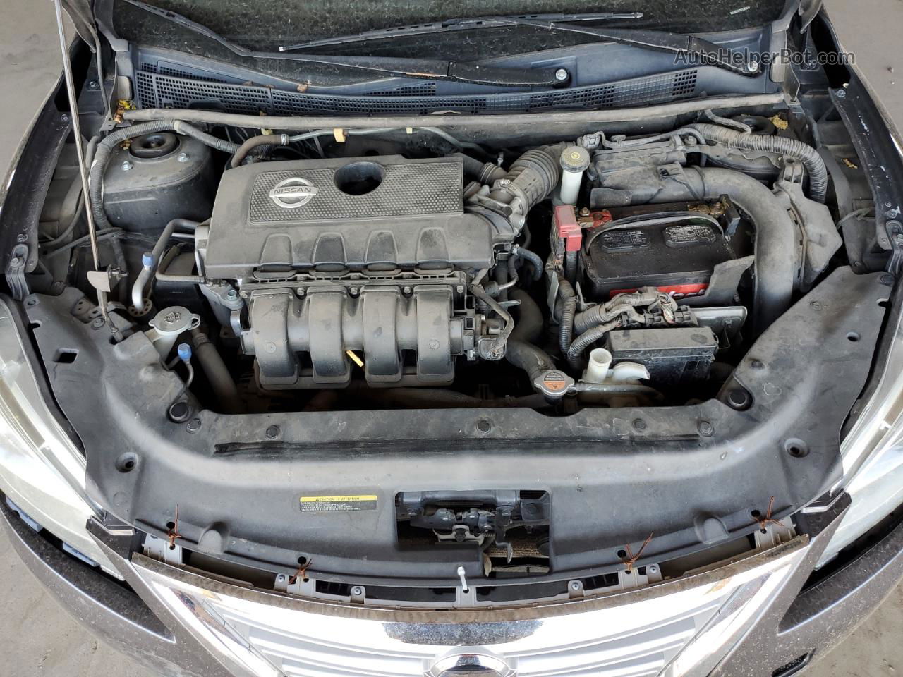 2015 Nissan Sentra S Серый vin: 3N1AB7AP5FL665414