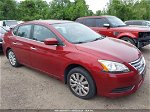 2015 Nissan Sentra Sv Burgundy vin: 3N1AB7AP5FL673142